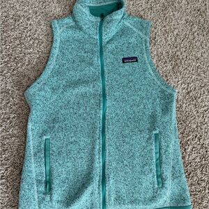 Patagonia Teal Better Sweater Fleece Vest. Sz M